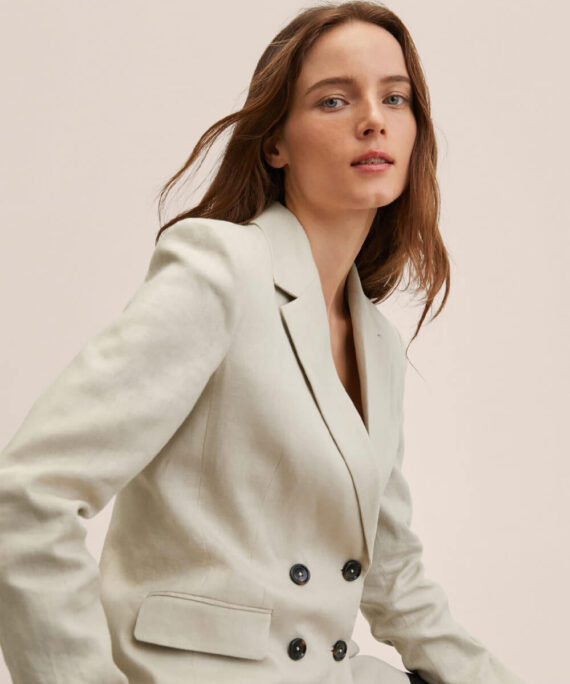 Blazer suit 100% linen